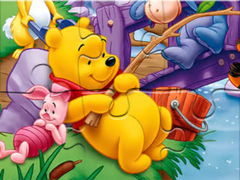 Spill Jigsaw Puzzle: Winnie Fishing