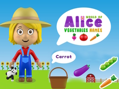 Spill World of Alice Vegetables Names
