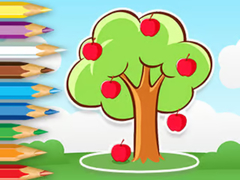 Spill Coloring Book: Apple Tree