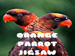 Spill Orange Parrot Jigsaw