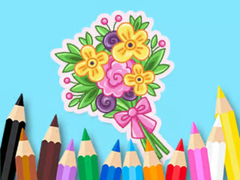 Spill Coloring Book: Love Bouquet