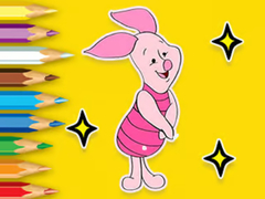 Spill Coloring Book: Piglet With Balloon