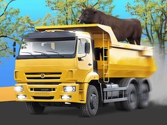 Spill Animal Transporter Truck