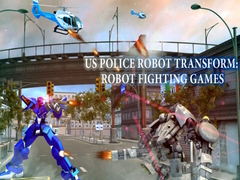 Spill US Police Robot Transform: Robot  fighting games