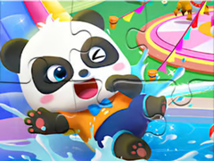 Spill Jigsaw Puzzle: Baby Panda Water Park