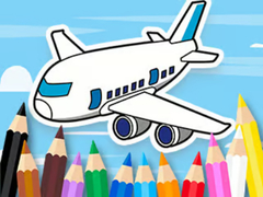 Spill Coloring Book: Flying Airplane