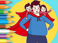 Spill Coloring Book: Father's Day