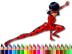 Spill Back To School Lady Bug Coloring