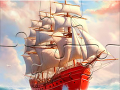 Spill Jigsaw Puzzle: White Sailing Boat