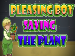 Spill Pleasing Boy Saving the Plant