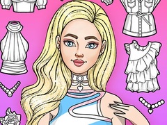 Spill Girl Coloring Dress Up Games