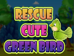 Spill Rescue Cute Green Bird