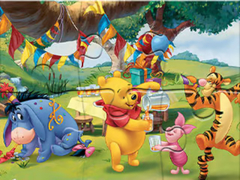 Spill Jigsaw Puzzle: Winnie The Pooh Party