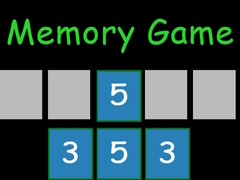 Spill Memory game