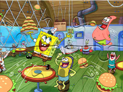 Spill Jigsaw Puzzle: SpongeBob SquarePants Work Time