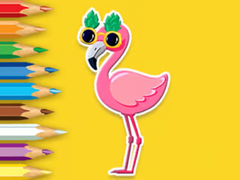 Spill Coloring Book: Flamingo