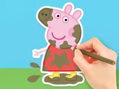 Spill Coloring Book: Peppa In The Mud