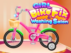 Spill Girl Bike Fix Washing Salon