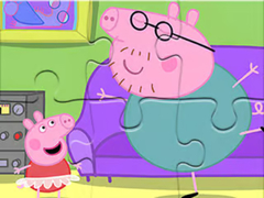 Spill Jigsaw Puzzle: Daddy Pig Dancing