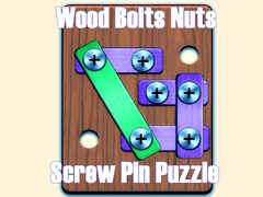 Spill Wood Bolts Nuts Screw Pin Puzzle