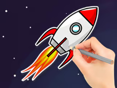 Spill Coloring Book: Flying Rocket