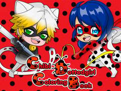 Spill Chibi Dotted Girl Coloring Book