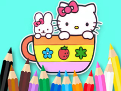 Spill Coloring Book: Kitty Cup