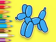 Spill Coloring Book: Balloon Puppy