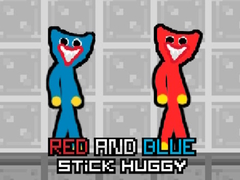 Spill Red and Blue Stick Huggy