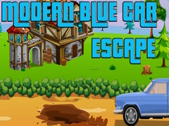 Spill Modern Blue Car Escape