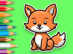 Spill Coloring Book: Baby Fox
