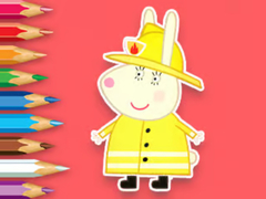Spill Coloring Book: Rabbit Firefighter