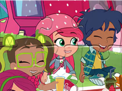 Spill Jigsaw Puzzle: Strawberry Girl