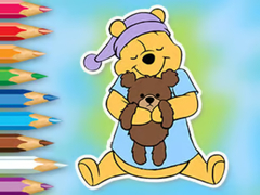 Spill Coloring Book: Winnie With Toy Bear