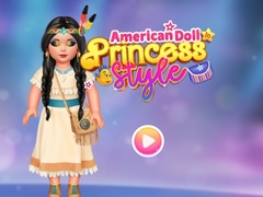 Spill American Doll In Princess Style
