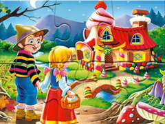 Spill Jigsaw Puzzle: Gingerbread House
