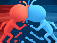 Spill Blue And Red Man