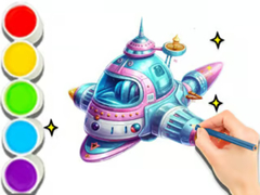 Spill Coloring Book: Space Travel
