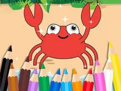 Spill Coloring Book: Happy Crab