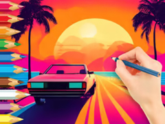 Spill Coloring Book: Sunset Driving