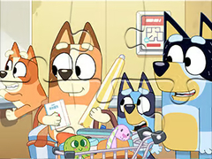 Spill Jigsaw Puzzle: Bluey Shopping Day