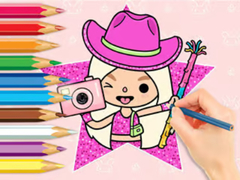 Spill Coloring Book: Toca Baca World