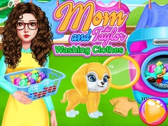Spill Mom And Taylor Washing Clothes