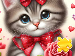 Spill Jigsaw Puzzle: Rose Cat