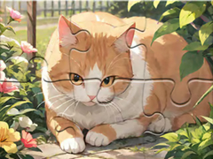 Spill Jigsaw Puzzle: Cat Garden