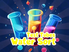 Spill Test Tubes Water Sort