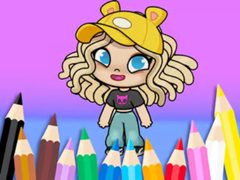 Spill Coloring Book: Avatar Life Girl