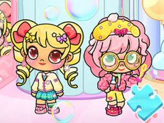 Spill Jigsaw Puzzle: Avatar World Candy Girl