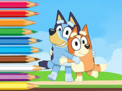 Spill Coloring Book: Bluey And Bingo Holiday