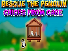 Spill Rescue the Penguin Chicks from Cage